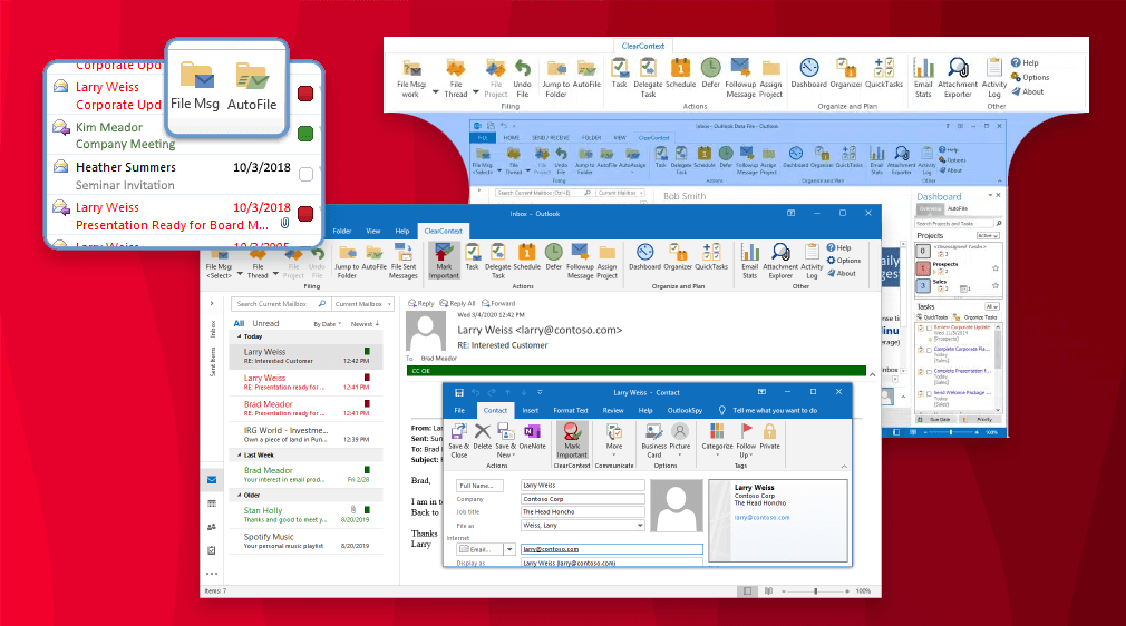 Plugin ClearContext para Outlook © ClearContext