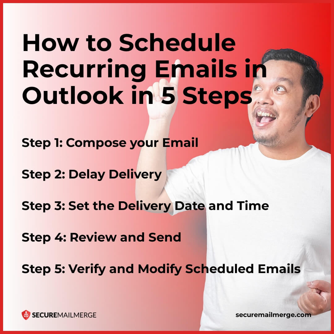 Cómo programar correos electrónicos recurrentes en Outlook en 5 pasos